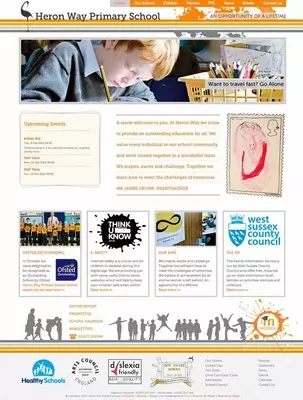 iPages heron Way Primary School Website Launched